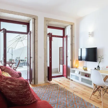 Lägenhet Host Wise - Spacious Bright Flat - Terrace Oporto